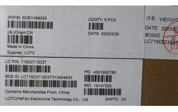 Lenovo 5CB1H68555 Tastatur inkl. Topcase ASM_LA SPA L82R3 AB_NFP
