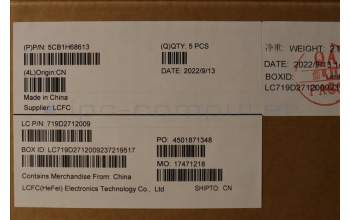 Lenovo 5CB1H68613 Tastatur inkl. Topcase spanisch L82R3 CG_NFP