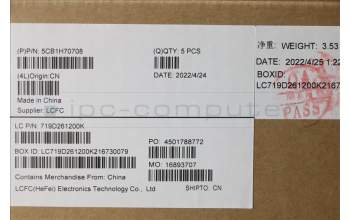 Lenovo 5CB1H70708 Tastatur inkl. Topcase ASM_ENG L82R4 NFPCG