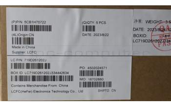 Lenovo 5CB1H70722 Tastatur inkl. Topcase ASM_ARA L82R4 NFPCG