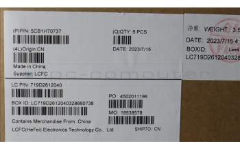 Lenovo 5CB1H70737 Tastatur inkl. Topcase ASM_CZE/SLK L82R4 NFPCG