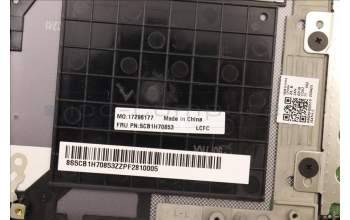 Lenovo 5CB1H70853 C-Cover with keyboard, Portuguese, Slate Grey