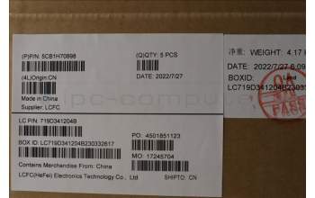 Lenovo 5CB1H70898 Tastatur inkl. Topcase ASM_ARA L82RG SG W/RGB