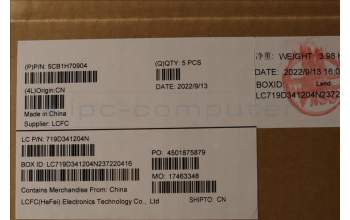 Lenovo 5CB1H70904 Tastatur inkl. Topcase ASM_EUROENGL82RGSGW/RGB