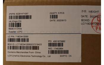 Lenovo 5CB1H71057 Tastatur inkl. Topcase ASM_ITA L82RG SG W/WH