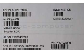 Lenovo 5CB1H71094 Tastatur inkl. Topcase ASM_POR L82RG ST W/BU