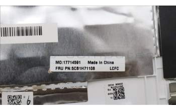 Lenovo 5CB1H71108 Tastatur inkl. Topcase ASM_UKR L82RG ST W/BU