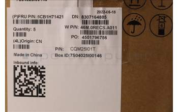 Lenovo 5CB1H71421 Tastatur inkl. Topcase ASM_ENG W 82R9 SG BL