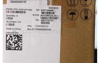 Lenovo 5CB1H71422 Tastatur inkl. Topcase ASM_USA ENG W82R9 SG BL