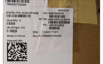 Lenovo 5CB1H71428 Tastatur inkl. Topcase ASM_POR W 82R9 SG BL