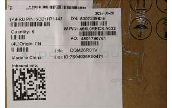 Lenovo 5CB1H71442 Tastatur inkl. Topcase ASM_NORDIC W 82R9 SG BL