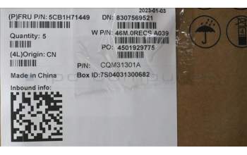 Lenovo 5CB1H71449 Tastatur inkl. Topcase ASM_BUL W 82R9 SG BL