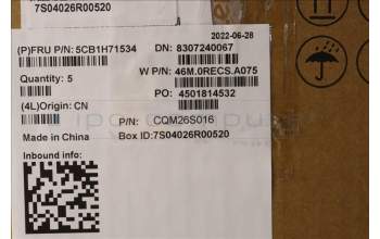 Lenovo 5CB1H71534 Tastatur inkl. Topcase ASM_USA ENG W82R9 CG BL