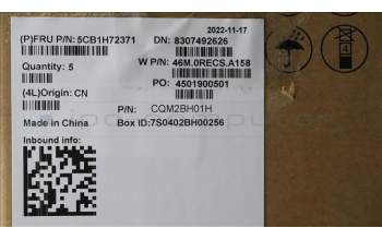 Lenovo 5CB1H72371 Tastatur inkl. Topcase ASM_NORDIC W 82R9 SB BL