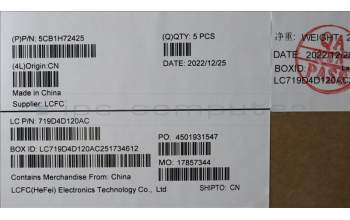 Lenovo 5CB1H72425 Tastatur inkl. Topcase ASM_FRA L82RM AB_FP