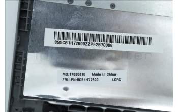 Lenovo 5CB1H72699 Tastatur inkl. Topcase ASM_THAI L82RM AG_FP_BL