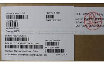 Lenovo 5CB1H72706 Tastatur inkl. Topcase ASM_ITA L82RM AG_NFP