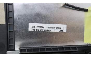 Lenovo 5CB1H72724 C-Cover with keyboard,Belgian,Arctic Grey,Non_Fingerprint