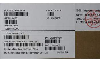 Lenovo 5CB1H72779 Tastatur inkl. Topcase ASM_FRA L82RM MB_FP