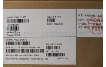 Lenovo 5CB1H72808 Tastatur inkl. Topcase deutsch L82RM MB_FP_BL