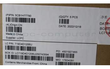 Lenovo 5CB1H77790 Tastatur inkl. Topcase deutsch L82RM MB_NFP