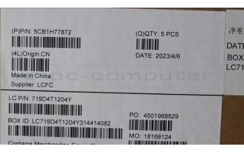 Lenovo 5CB1H77872 Tastatur inkl. Topcase ASM_KOR L82RK FP AB BL