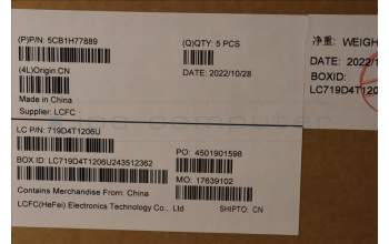 Lenovo 5CB1H77889 Tastatur inkl. Topcase spanisch L82RK FP AB N