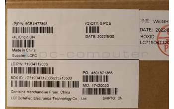 Lenovo 5CB1H77898 Tastatur inkl. Topcase ASM_FRA L82RK FP AB N