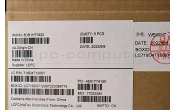 Lenovo 5CB1H77922 Tastatur inkl. Topcase ASM_ENG L82RK FP AG BL