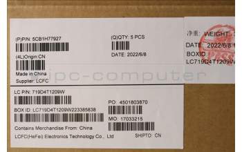 Lenovo 5CB1H77927 Tastatur inkl. Topcase deutsch L82RK FP AG BL