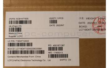 Lenovo 5CB1H77935 Tastatur inkl. Topcase ASM_KOR L82RK FP AG BL