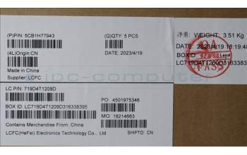 Lenovo 5CB1H77943 Tastatur inkl. Topcase ASM_TC L82RK FP AG BL