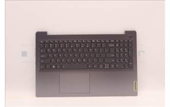Lenovo 5CB1H77948 C-Cover with keyboard, USA English, Arctic Grey, Backlight, Fingerprint, US