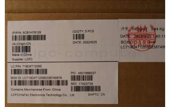 Lenovo 5CB1H78129 Tastatur inkl. Topcase ASM_EURO ENG L82RKFPAGN