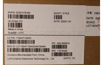 Lenovo 5CB1H78160 Tastatur inkl. Topcase spanisch L82RK FP MB BL