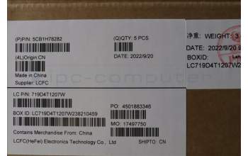 Lenovo 5CB1H78282 Tastatur inkl. Topcase ASM_NORDIC L82RKNFPAGBL