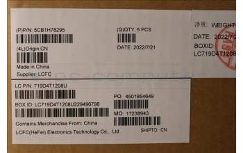 Lenovo 5CB1H78295 Tastatur inkl. Topcase ASM_UK L82RK NFP AG N