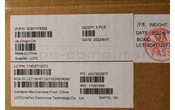 Lenovo 5CB1H78308 Tastatur inkl. Topcase ASM_ARA L82RK NFP AG N