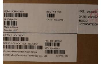 Lenovo 5CB1H78314 Tastatur inkl. Topcase ASM_BEL L82RK NFP AG N