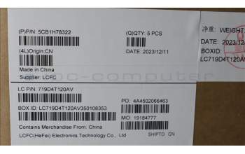 Lenovo 5CB1H78322 C-Cover with keyboard,French Arabic,Arctic Grey,Non_Fingerprint