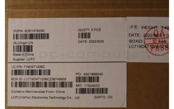 Lenovo 5CB1H78330 Tastatur inkl. Topcase ASM_ENG L82RK NFP MB BL