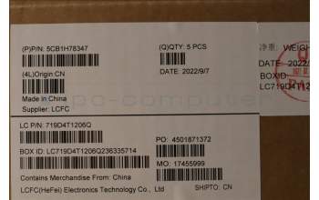 Lenovo 5CB1H78347 Tastatur inkl. Topcase ASM_POR L82RK NFP MB BL