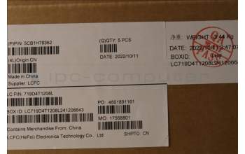 Lenovo 5CB1H78362 Tastatur inkl. Topcase spanisch L82RK NFP MB N