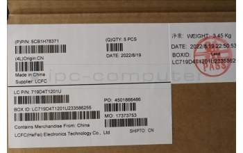 Lenovo 5CB1H78371 Tastatur inkl. Topcase ASM_FRA L82RK NFP MB N