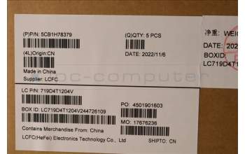 Lenovo 5CB1H78379 Tastatur inkl. Topcase ASM_BEL L82RK NFP MB N
