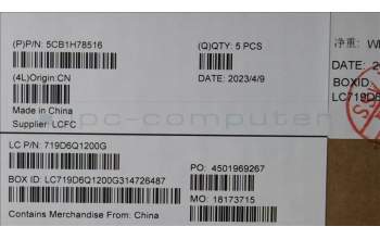 Lenovo 5CB1H78516 Tastatur inkl. Topcase ASM_UK L82RE SG RGB