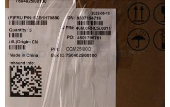 Lenovo 5CB1H79880 C-Cover with keyboard, Italian, Slate Grey, Backlight, UK