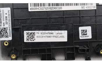 Lenovo 5CB1H79946 Tastatur inkl. Topcase ASM_THAI W 82R7 CG BL