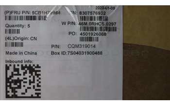 Lenovo 5CB1H79964 Tastatur inkl. Topcase ASM_SLV W 82R7 CG BL