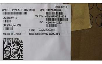 Lenovo 5CB1H79978 Tastatur inkl. Topcase ASM_POR W 82R7 CG